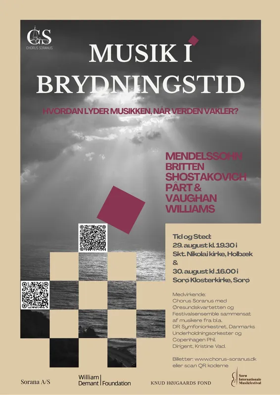 Musik i brydningstid plakat